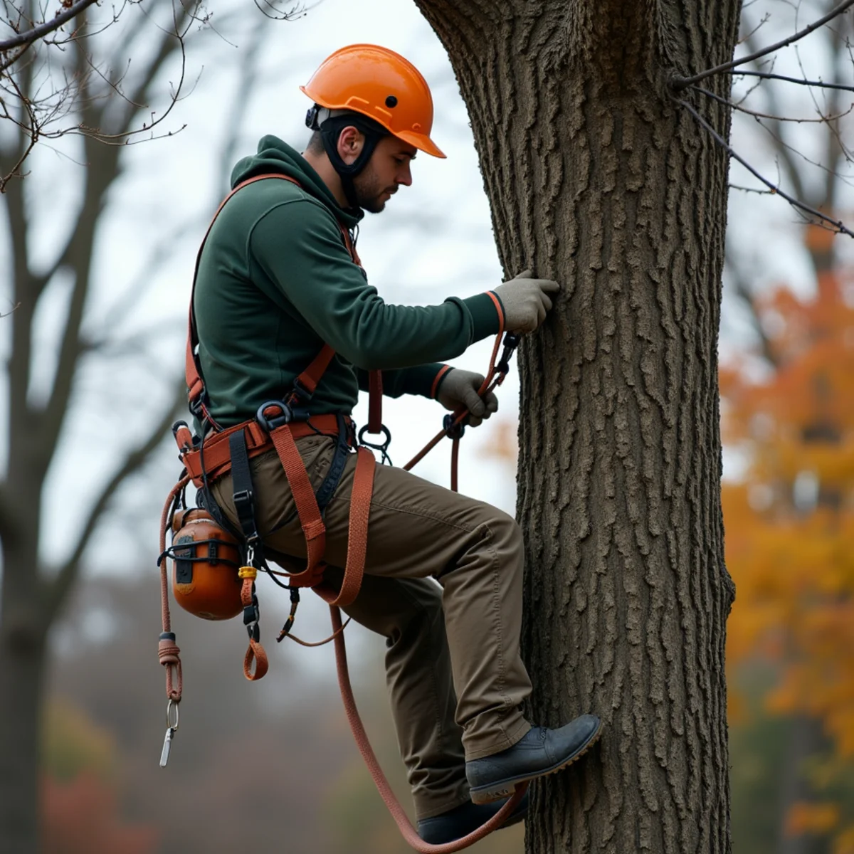 Safety protocols and risk prevention regarding tree care before ice storm