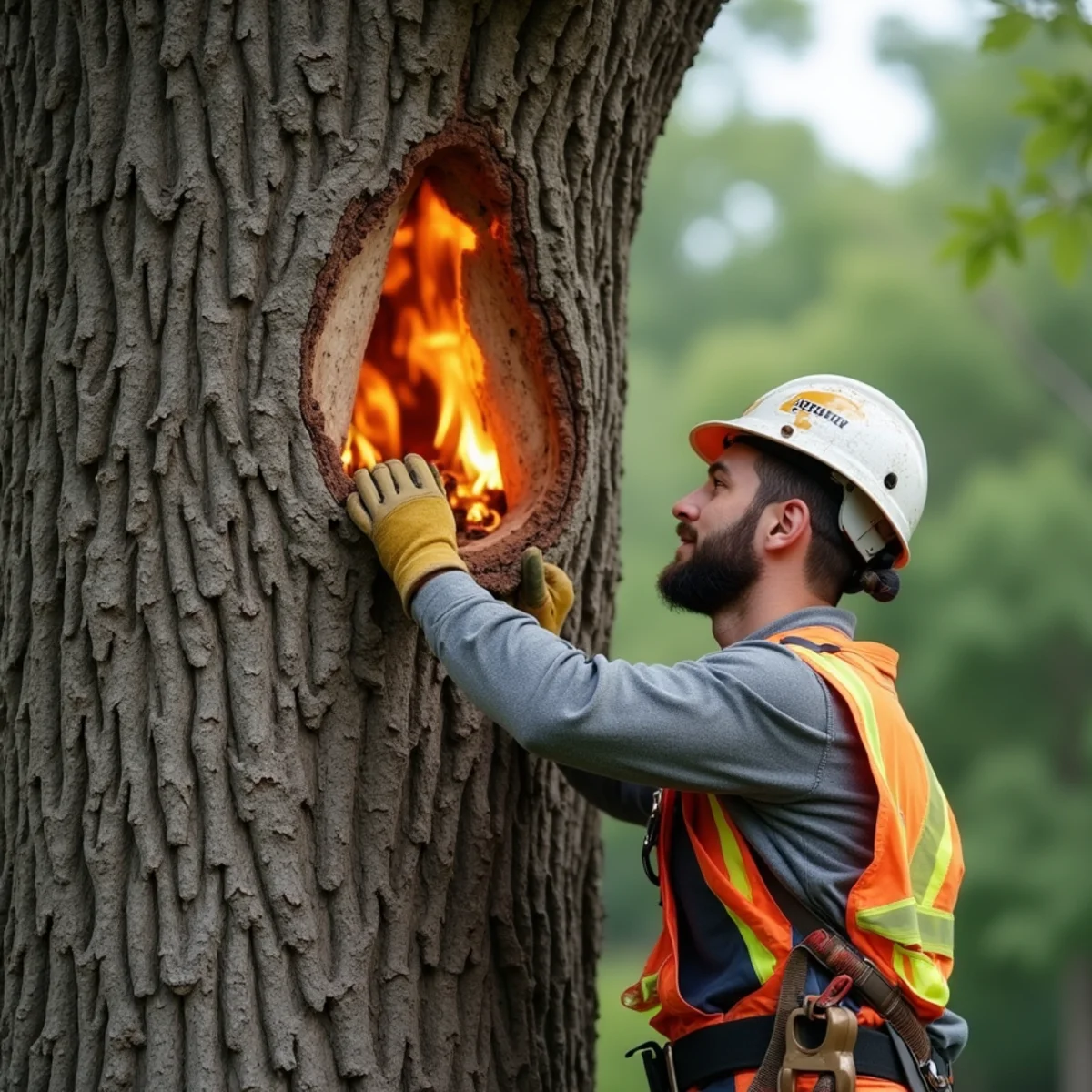 Safety protocols and risk prevention regarding commercial tree service springfield il