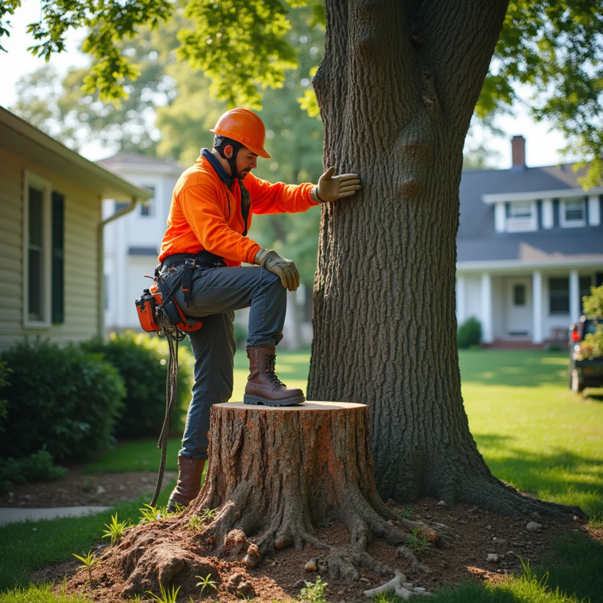 Tree and Stump Work for HOAs and Property Managers in Central Illinois