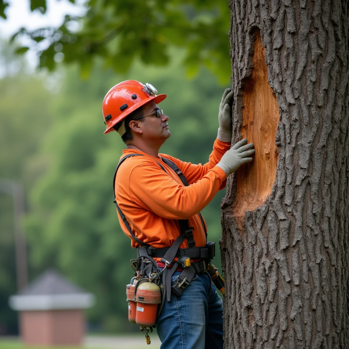 Safety protocols and risk prevention regarding springfield il parkway tree removal