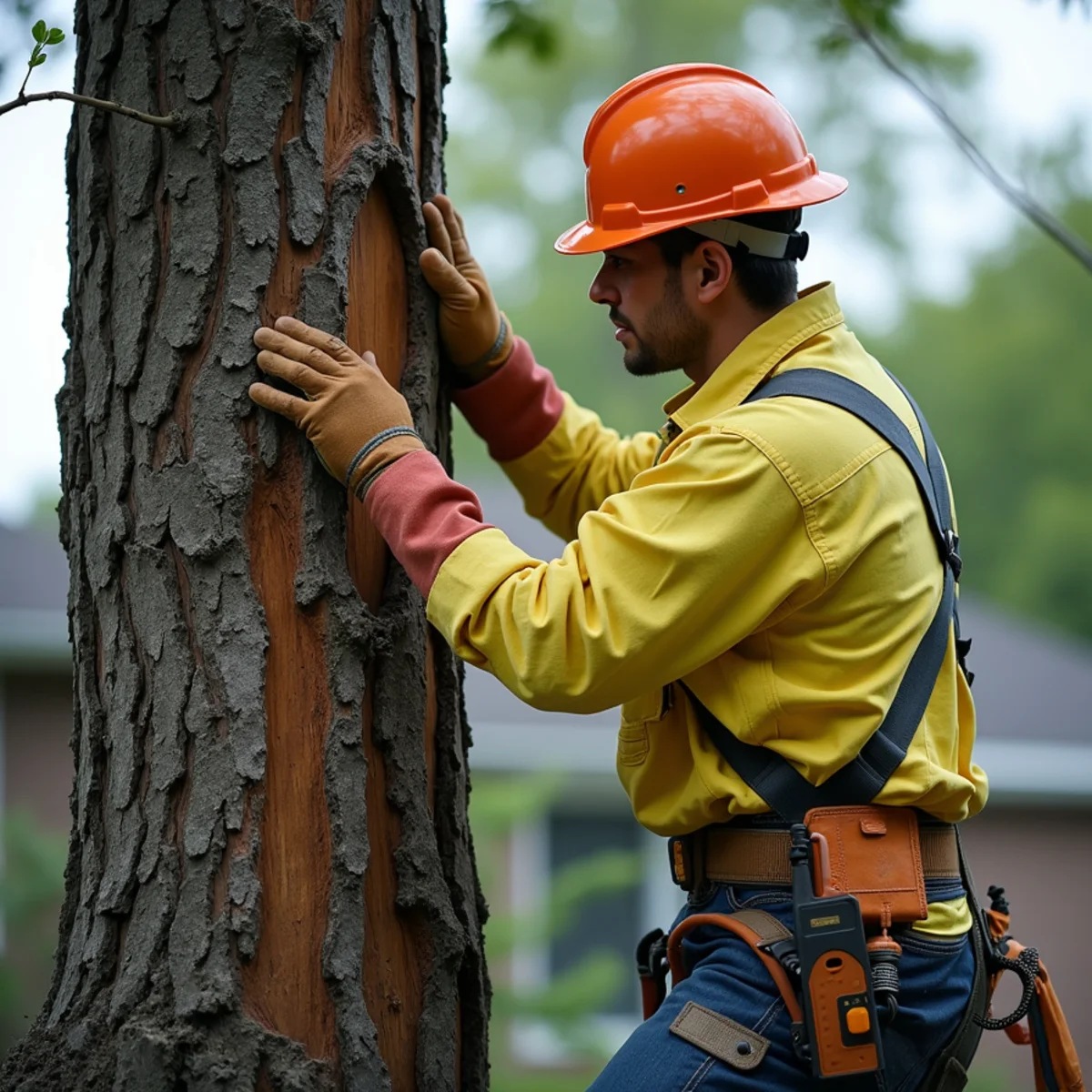 Safety protocols and risk prevention regarding storm damaged tree save or remove