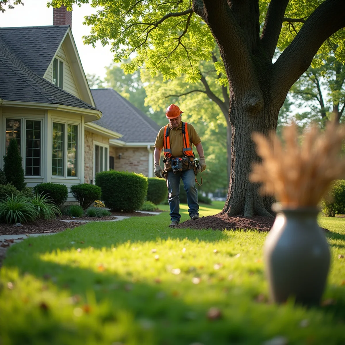 Successful property outcome and pristine grounds regarding storm damaged tree save or remove