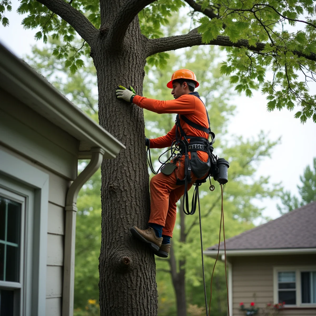 What to Do When a Tree Falls on Your House in Springfield, IL