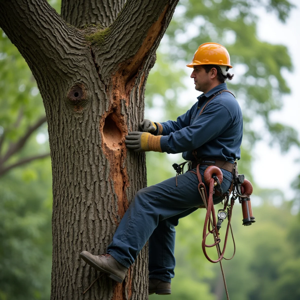 Safety protocols and risk prevention regarding tree removal cost springfield il