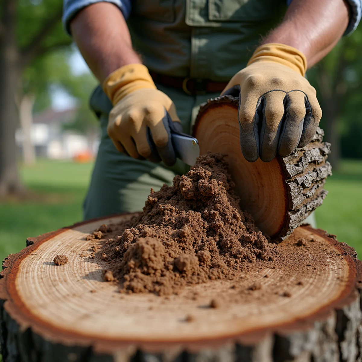 Key factors and technical procedure for roots after stump grinding