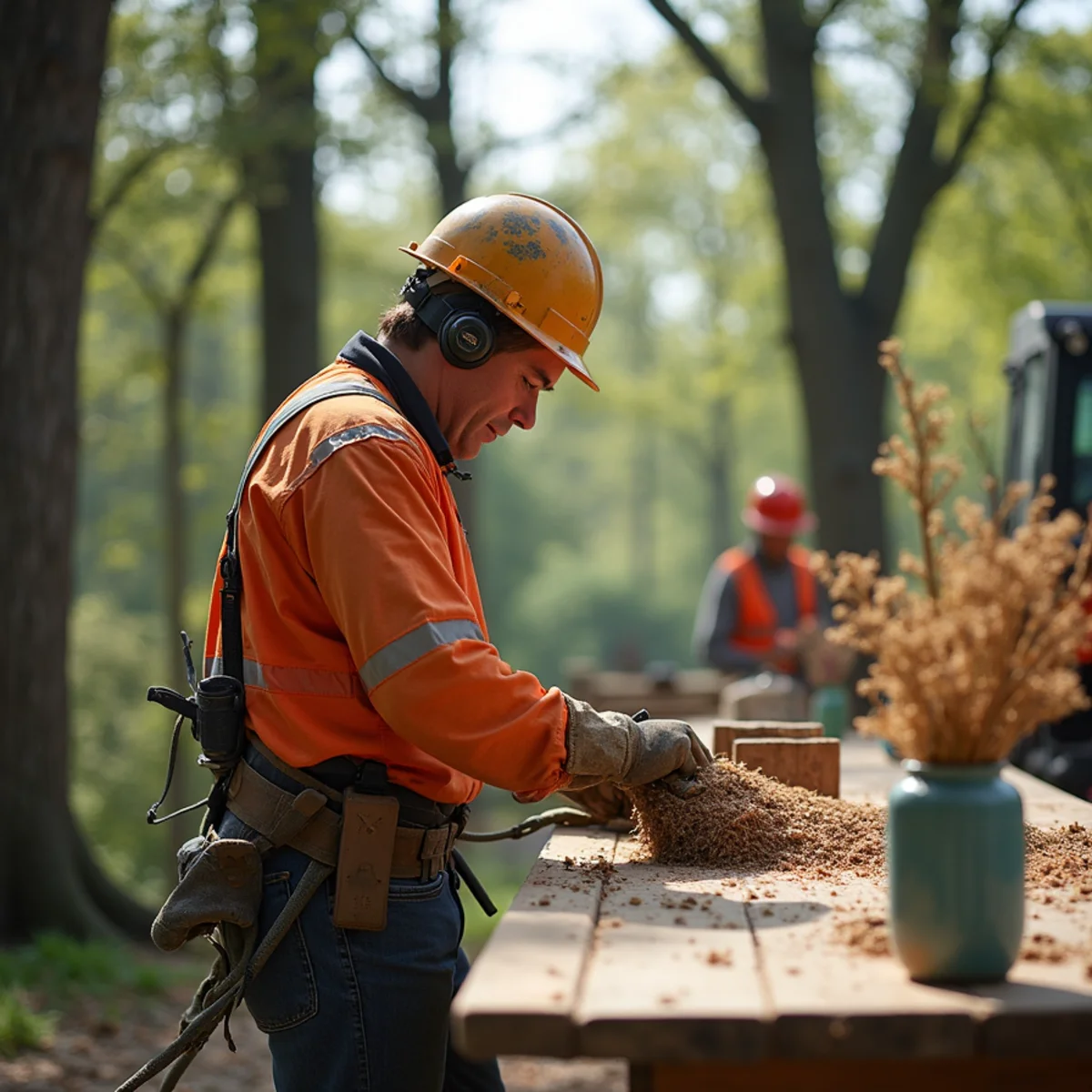 Safety exclusion zone and protocols for Land & Lot Clearing